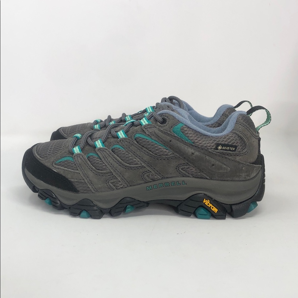 Merrell Moab 3 GTX Gore Tex Granite Women’s Waterproof Hiking Shoes - Size 7 - Picture 5 of 8
